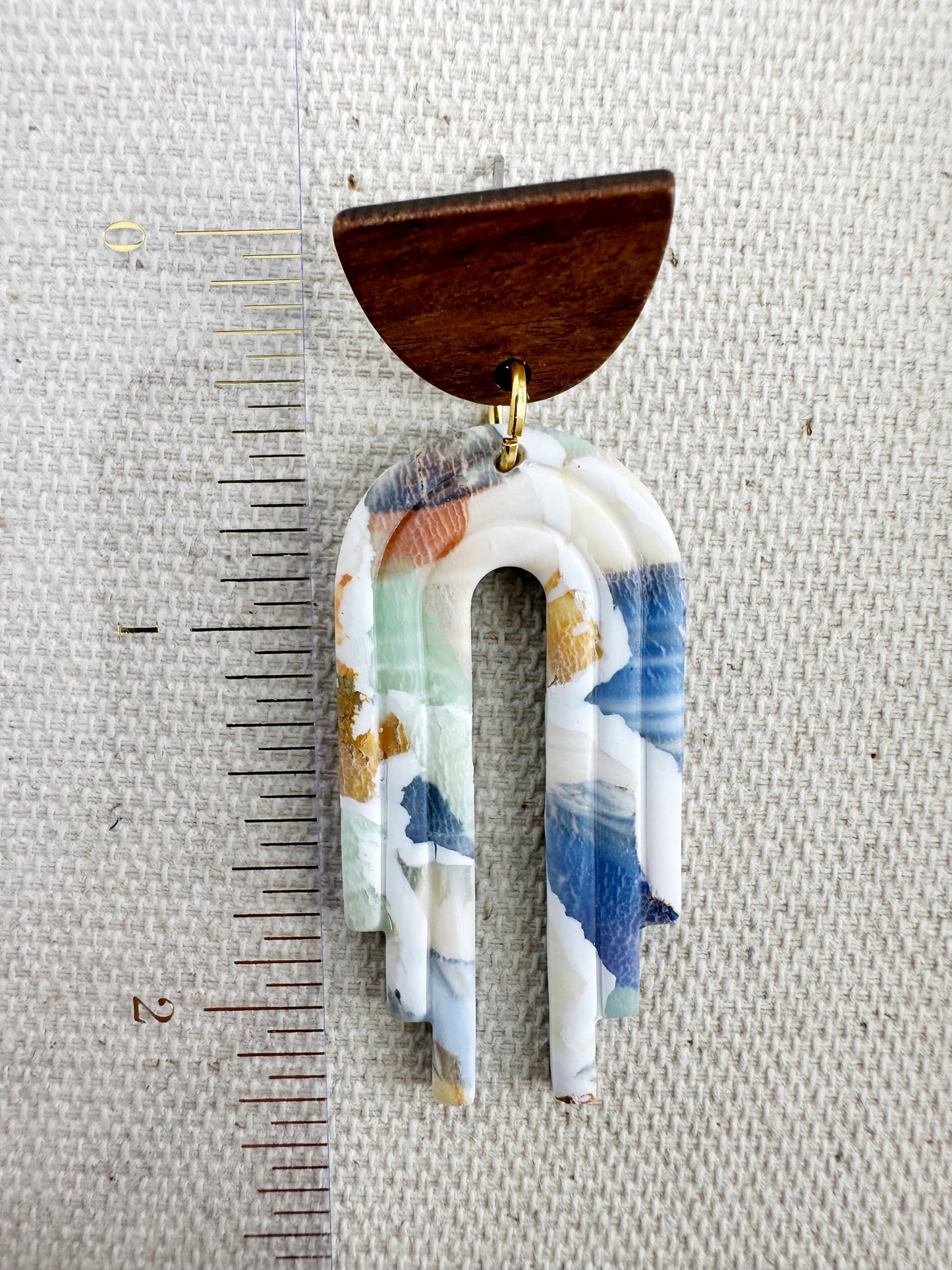 Autumn Watercolor Dangles