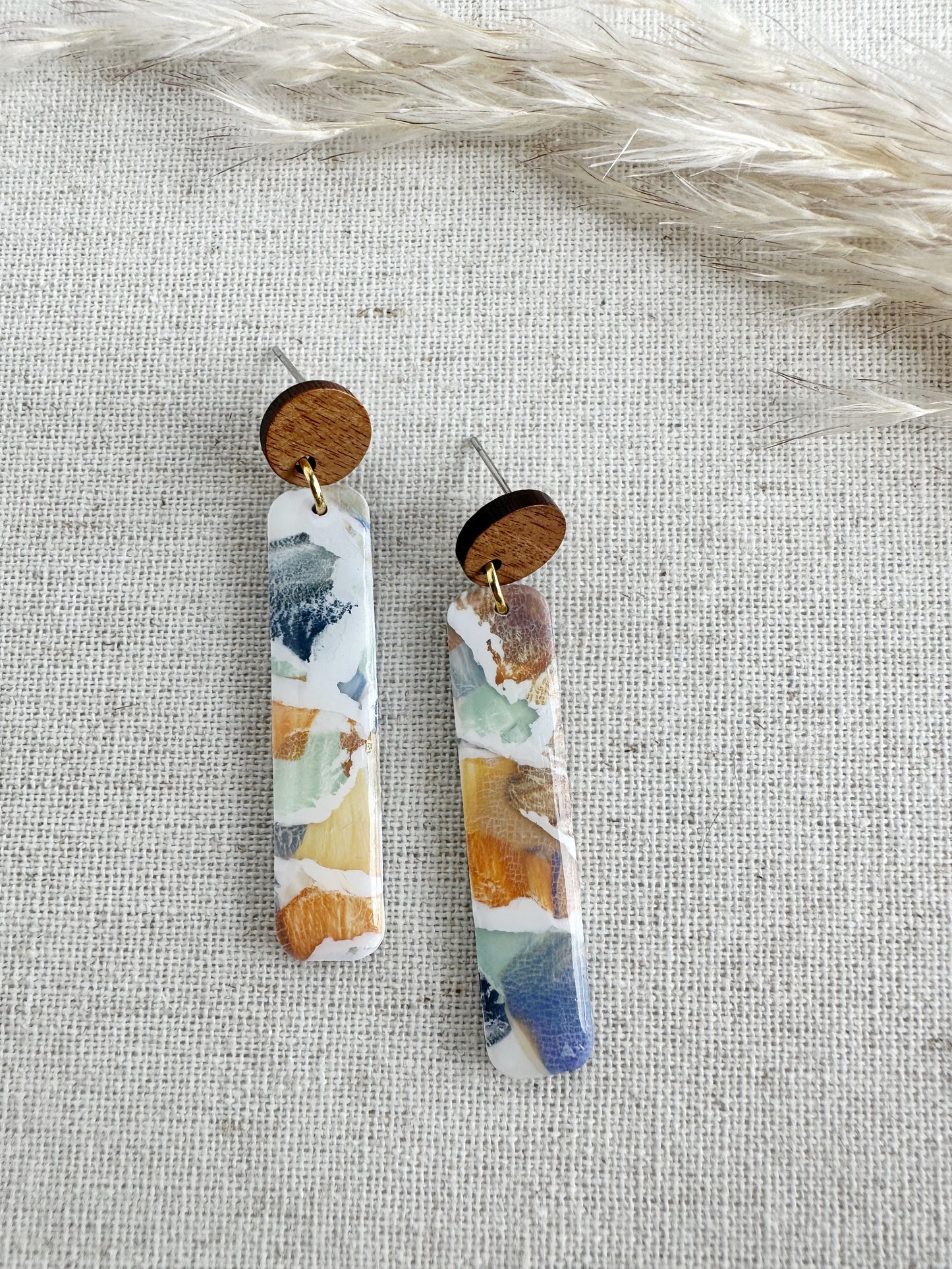Autumn Watercolor Dangles