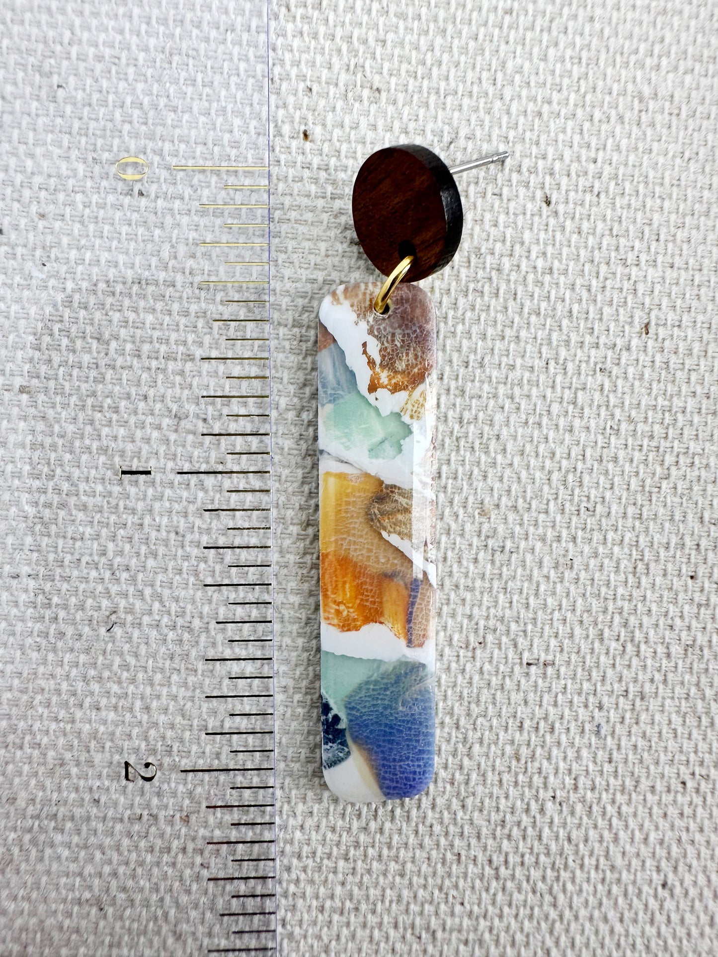 Autumn Watercolor Dangles