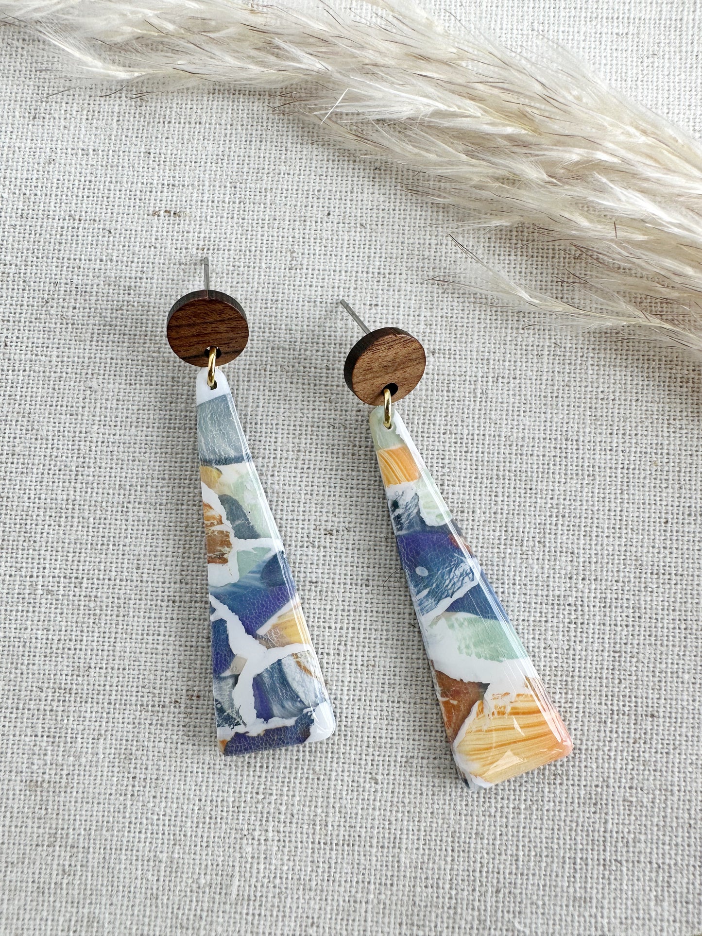 Autumn Watercolor Dangles