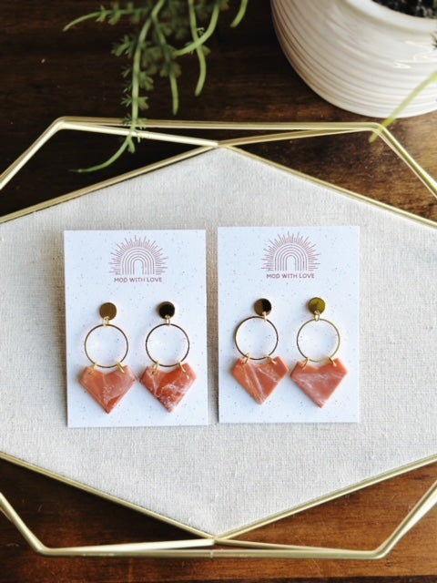 Red Canyon Dangle Earrings