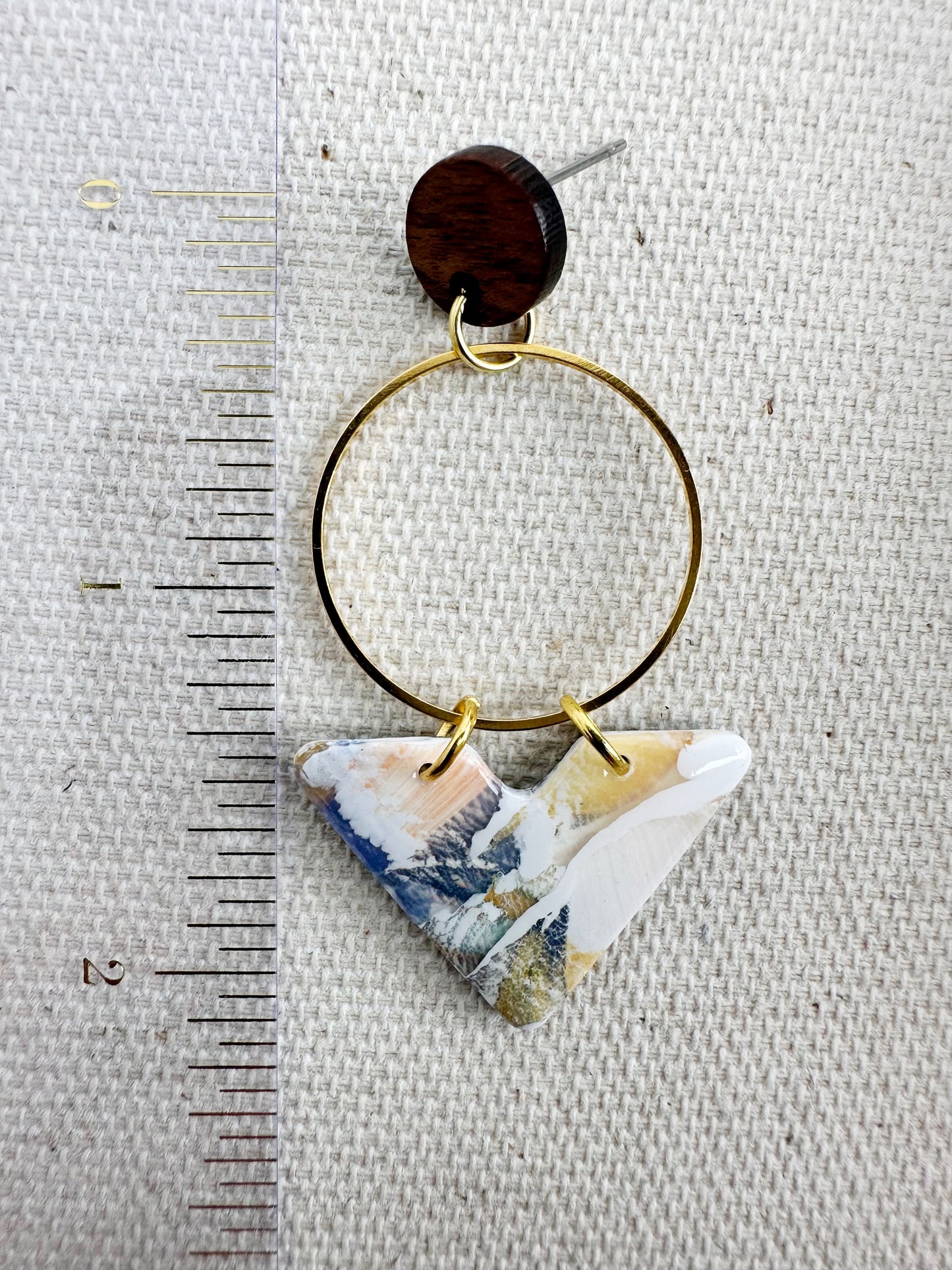 Autumn Watercolor Dangles