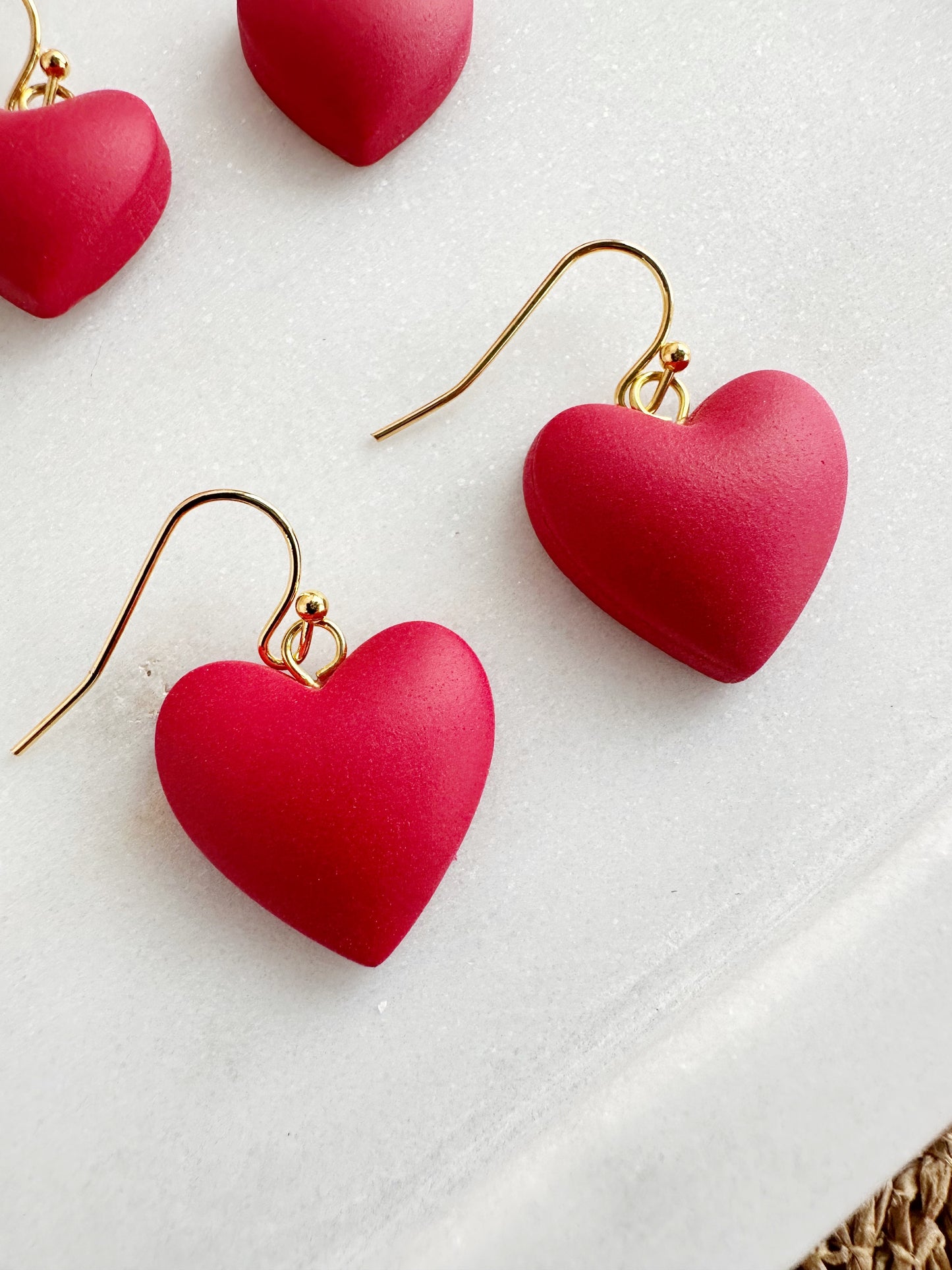 Puffy Heart Dangles