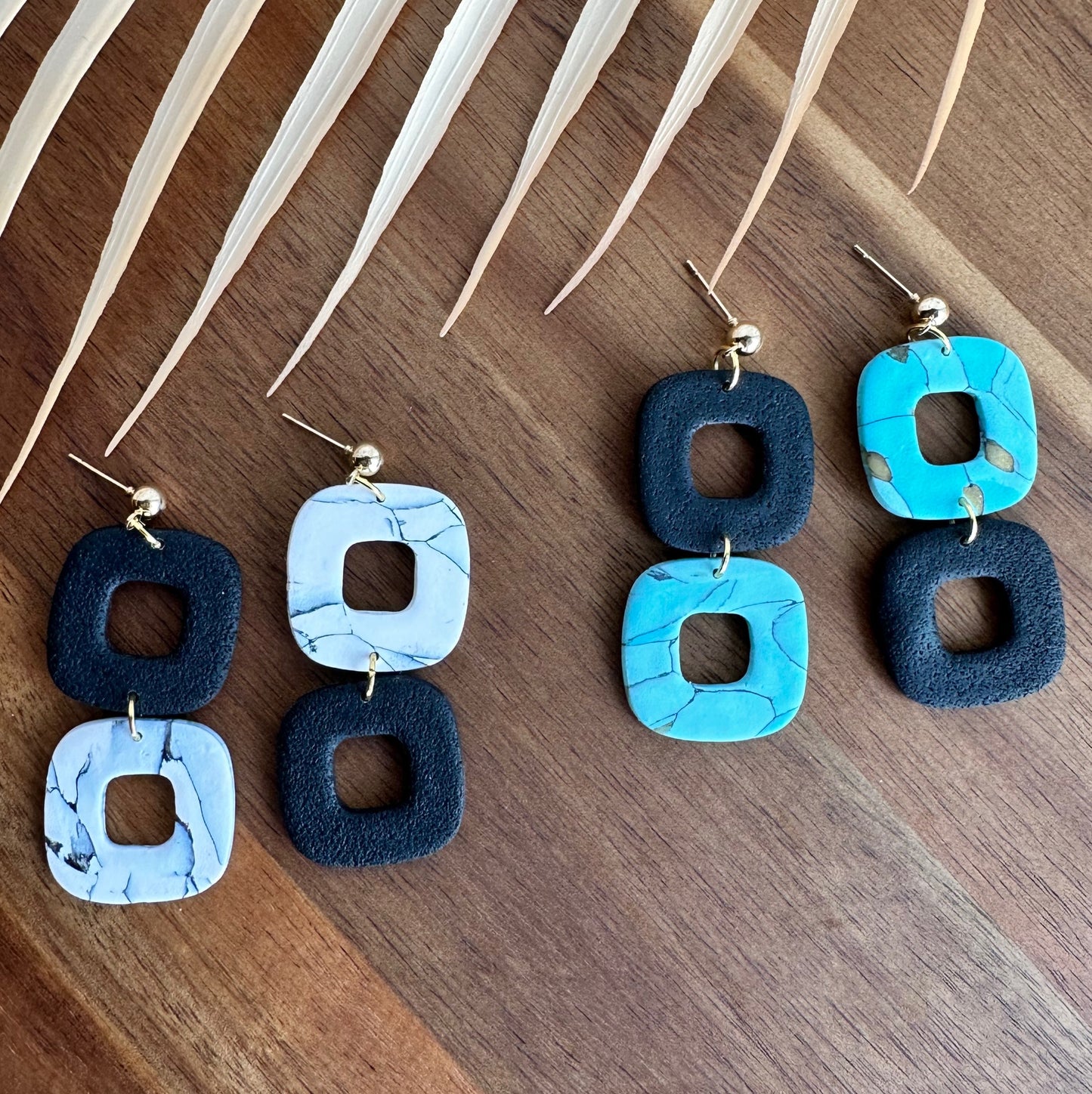 Rounded Square Dangles