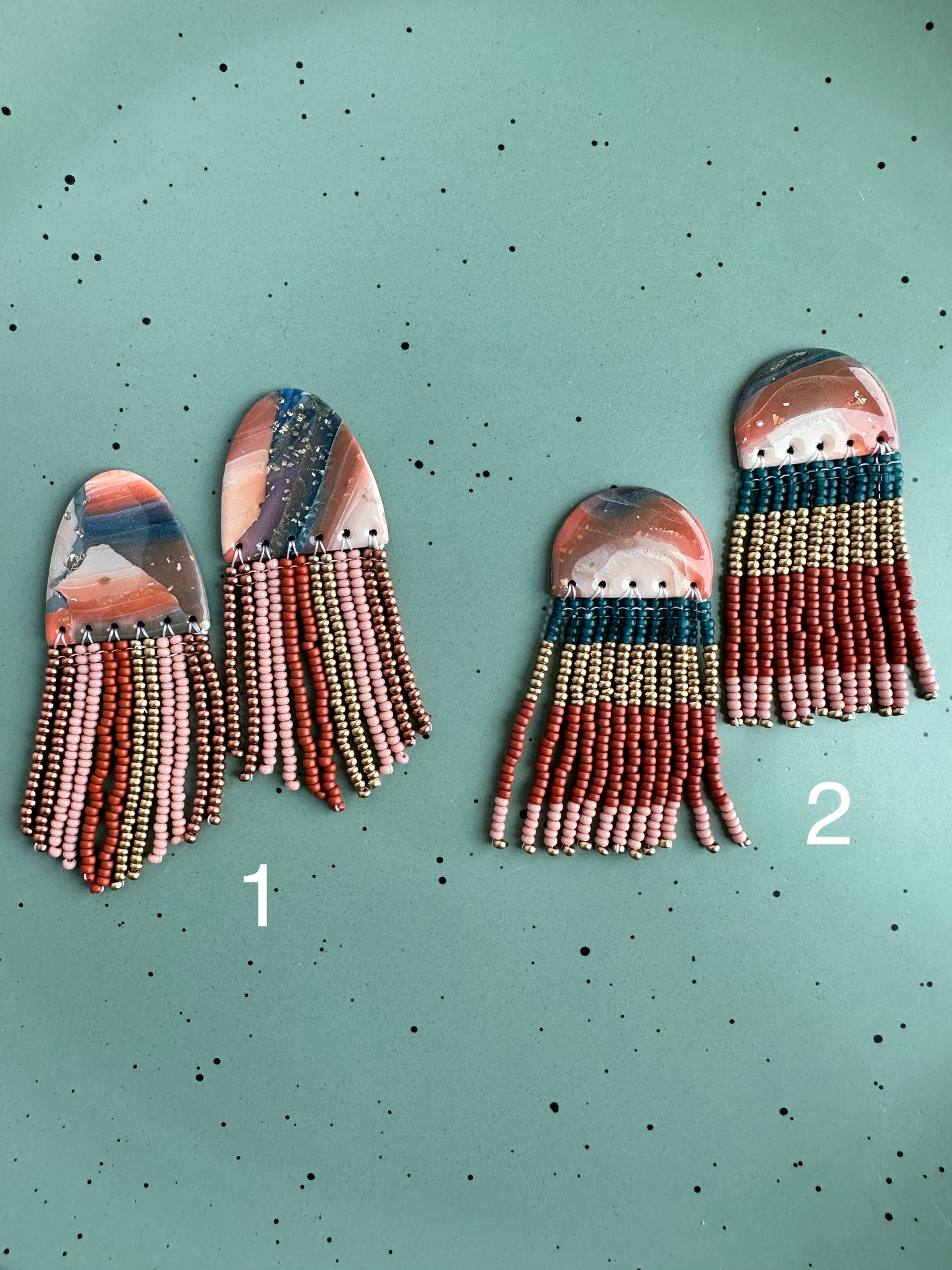 Bedazzled Collection Beaded Fringe Dangles
