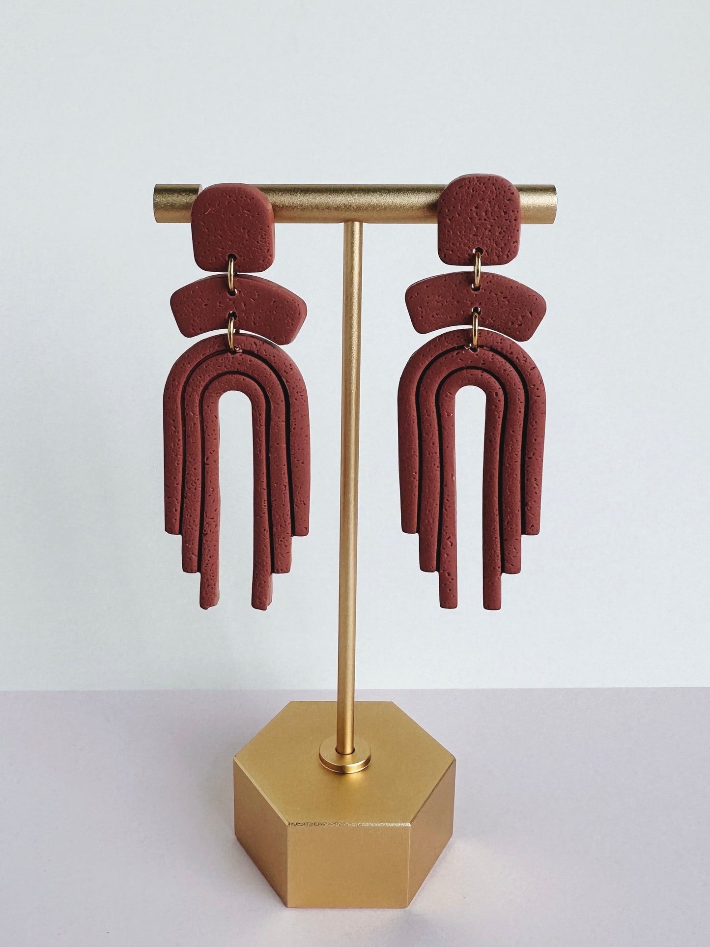 "The Toketee" Arch Statement Earrings