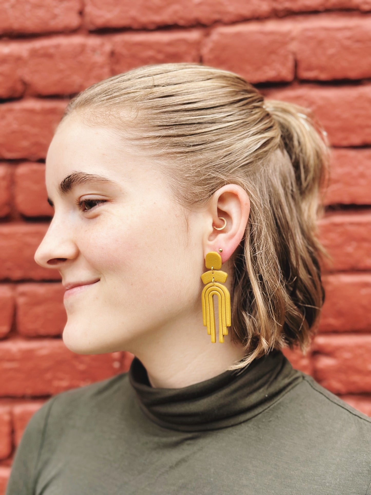 "The Toketee" Arch Statement Earrings