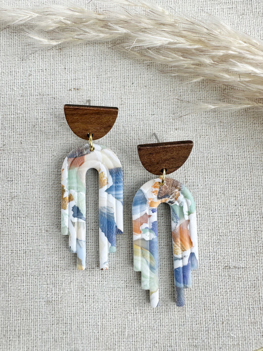 Autumn Watercolor Dangles