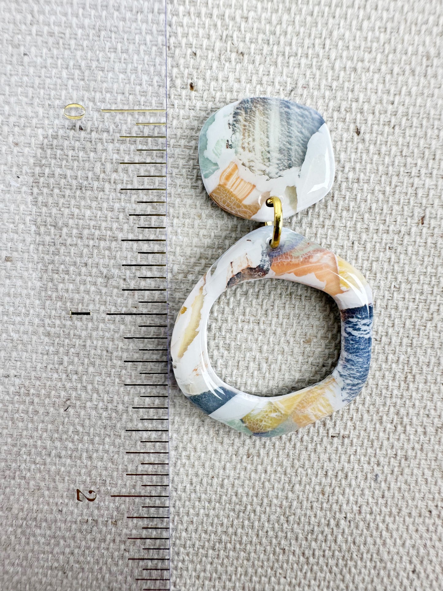 Autumn Watercolor Dangles