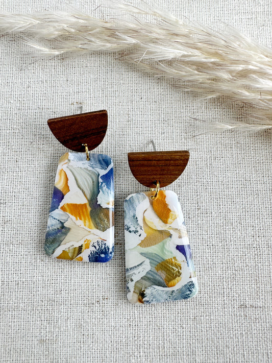 Autumn Watercolor Dangles