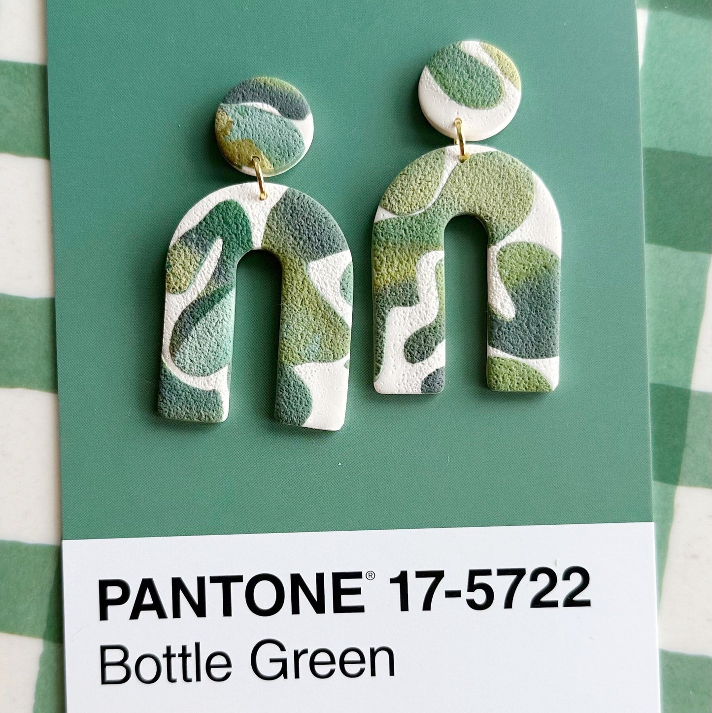 Green Botanical Dangles