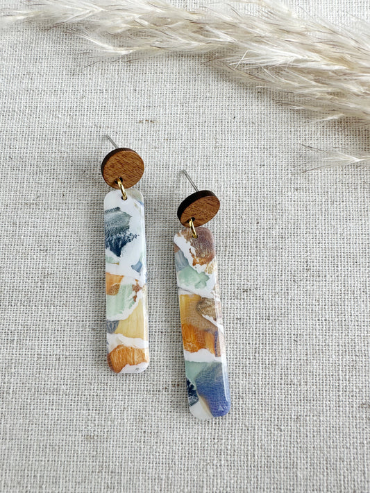 Autumn Watercolor Dangles