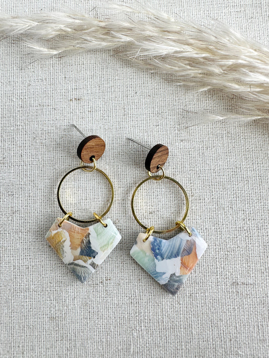 Autumn Watercolor Dangles