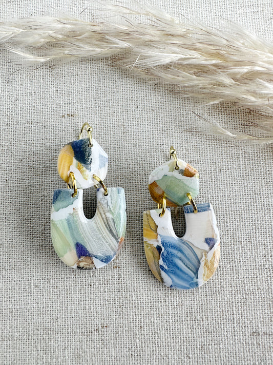 Autumn Watercolor Dangles