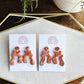 Red Canyon Blobby Arch Dangle Earrings