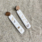 Abalone Shell Rectangle Dangle Earrings