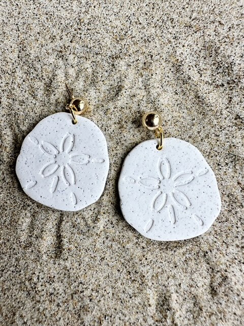 Sand Dollar Dangles Earrings