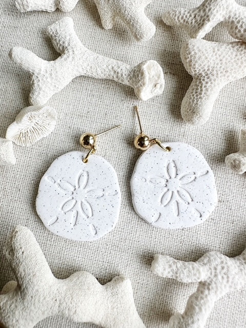 Sand Dollar Dangles Earrings