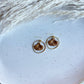 Gingko Leaf with Gold Hoop Earrings
