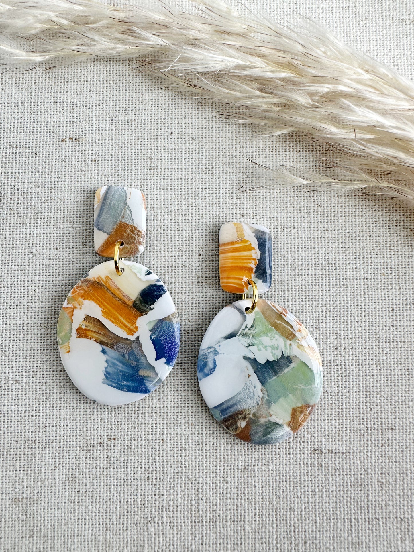 Autumn Watercolor Dangles