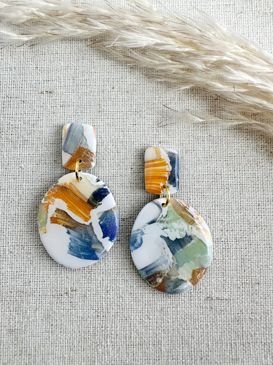 Autumn Watercolor Dangles