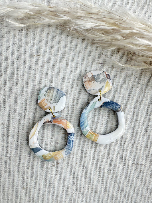 Autumn Watercolor Dangles