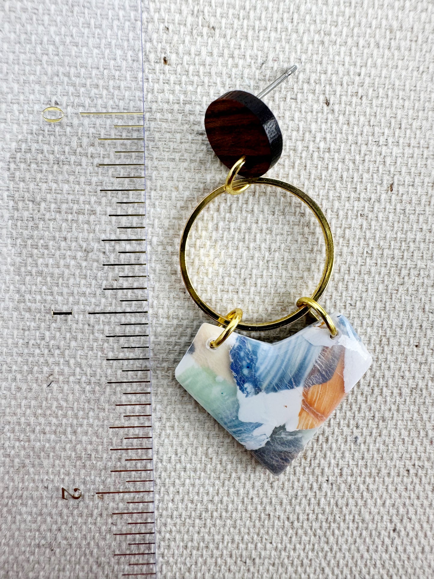Autumn Watercolor Dangles