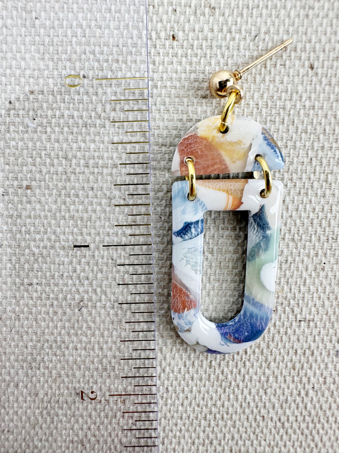 Autumn Watercolor Dangles