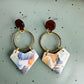 Autumn Watercolor Dangles