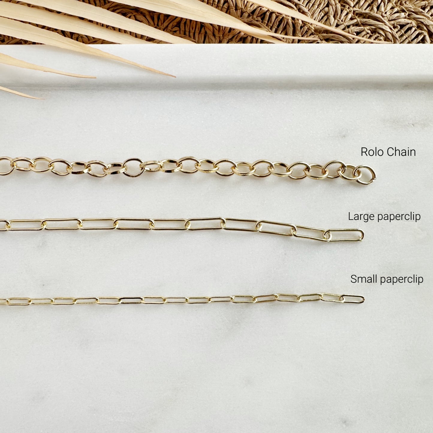 Paperclip Necklace with Toggle clasp