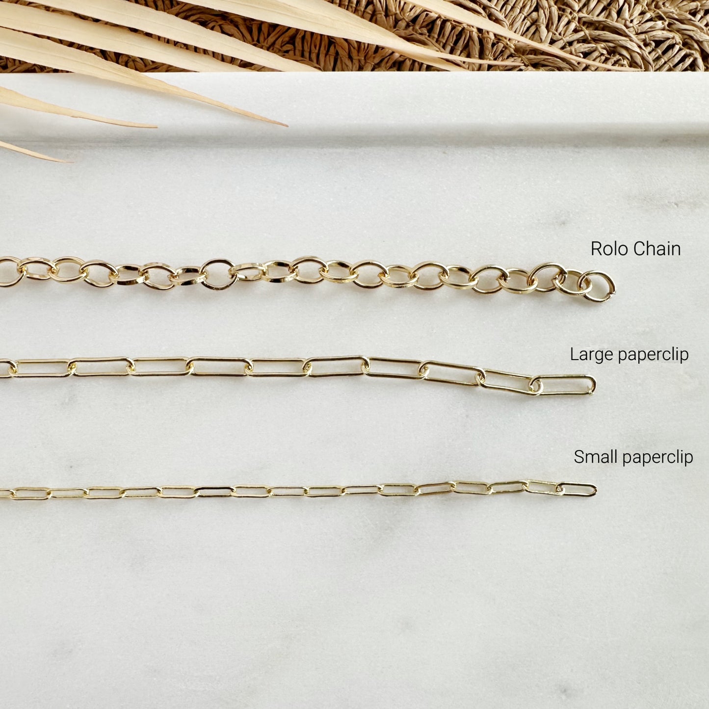 Necklace Chain & Carabiner Closure