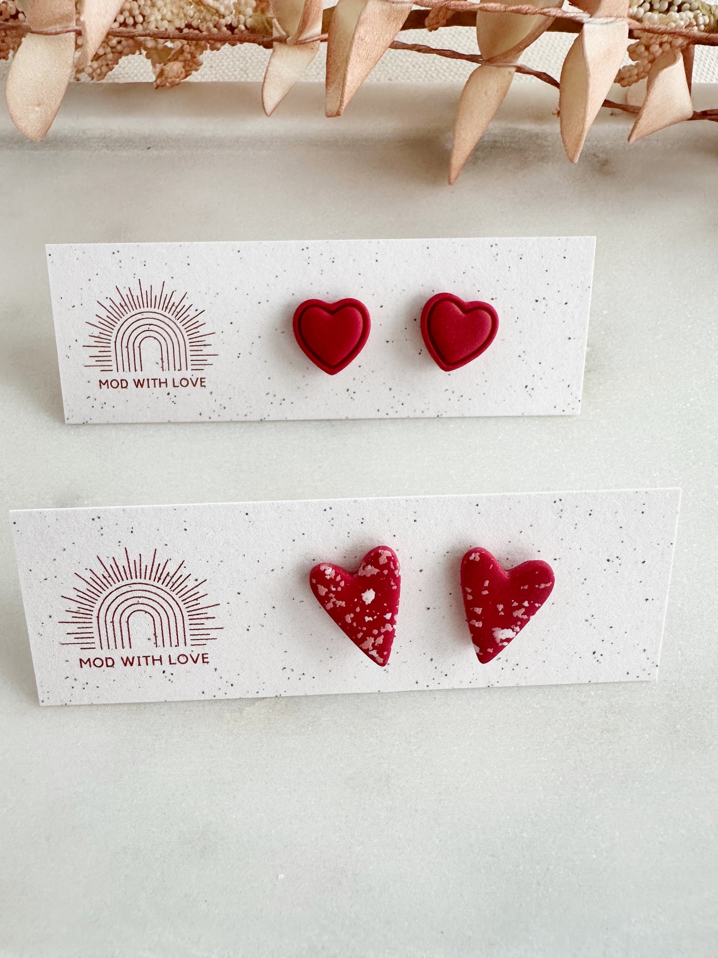 Heart Studs