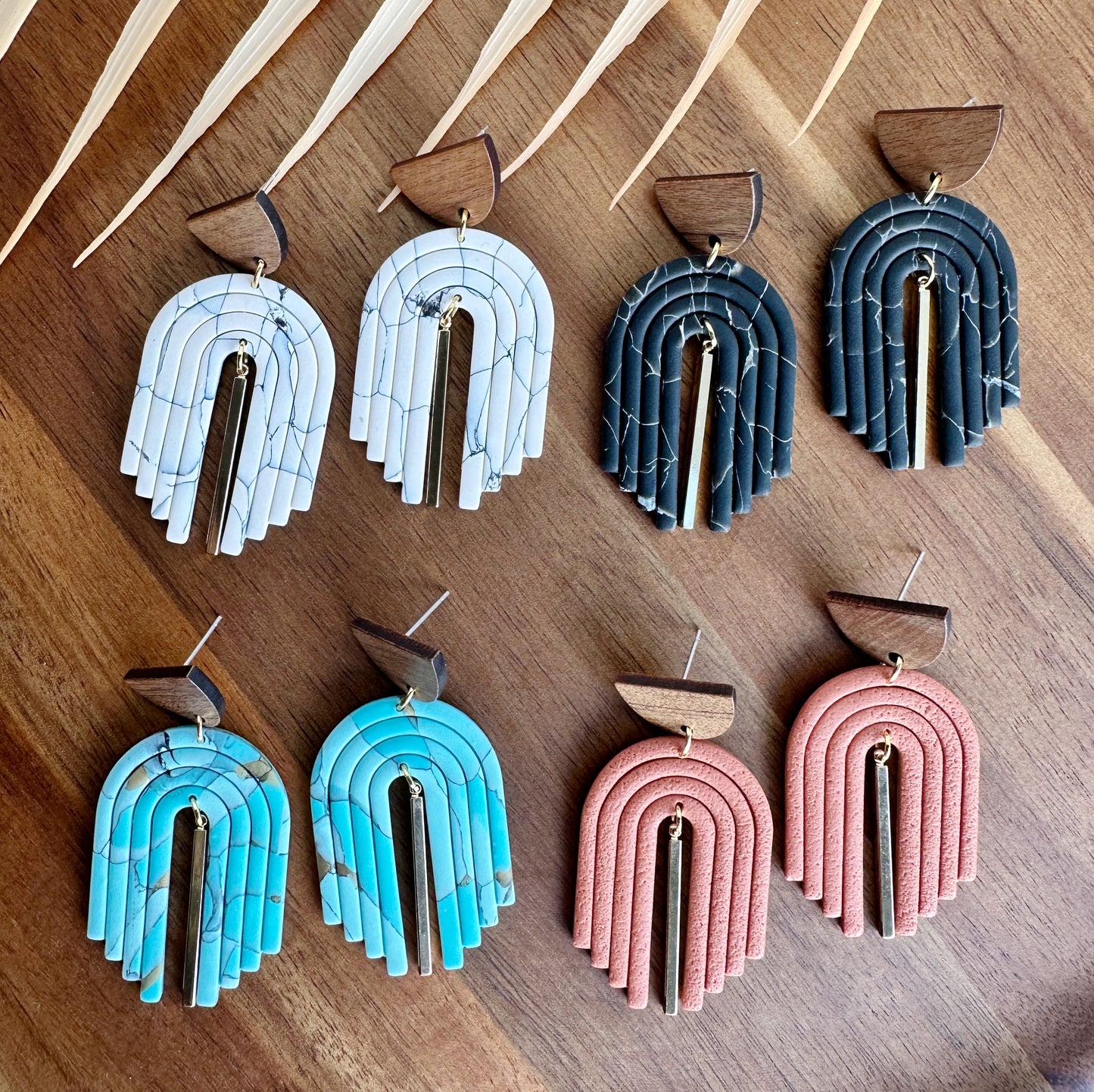 Arch Dangles with Wooden Posts