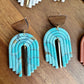 Arch Dangles with Wooden Posts