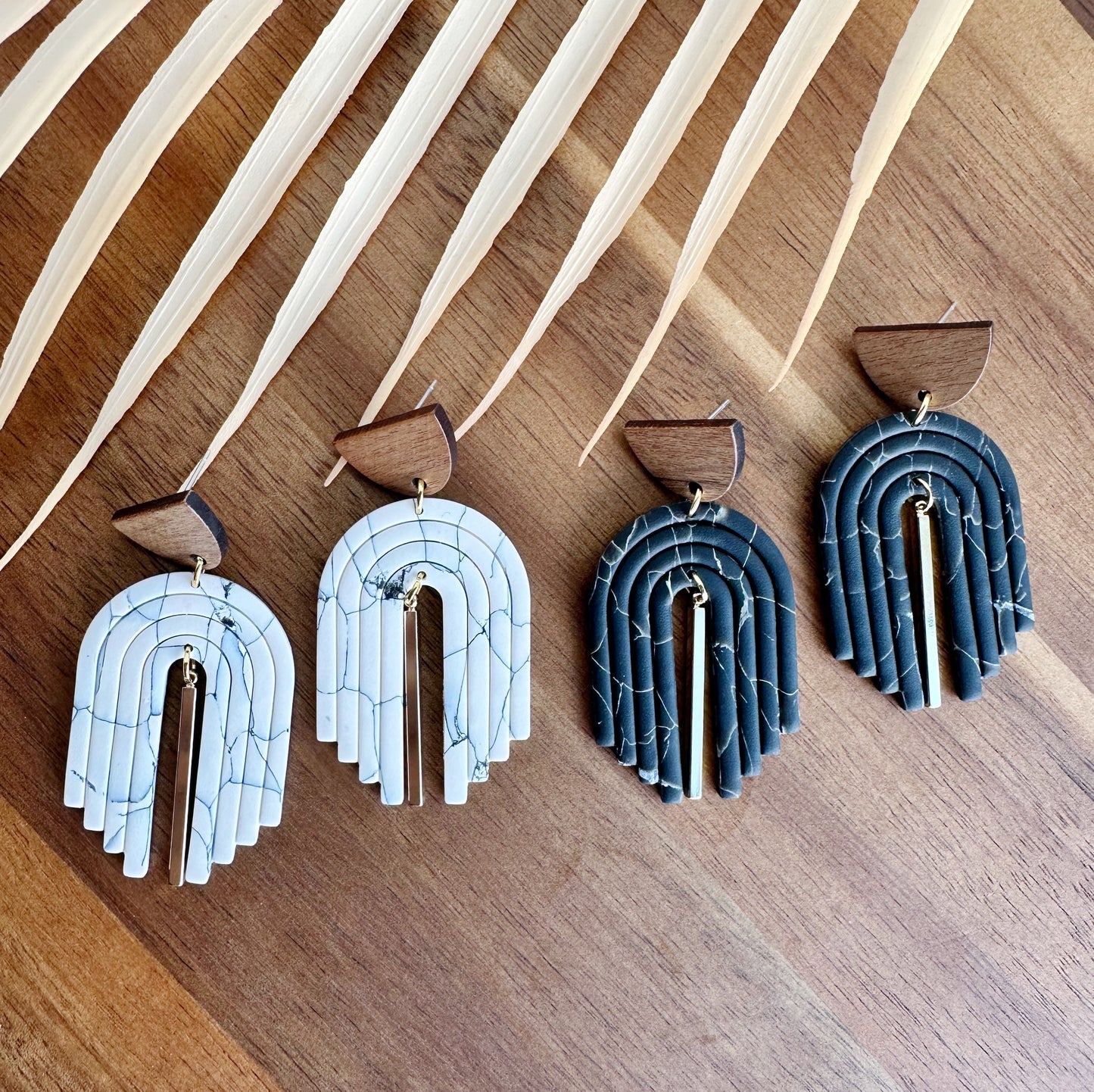 Arch Dangles with Wooden Posts