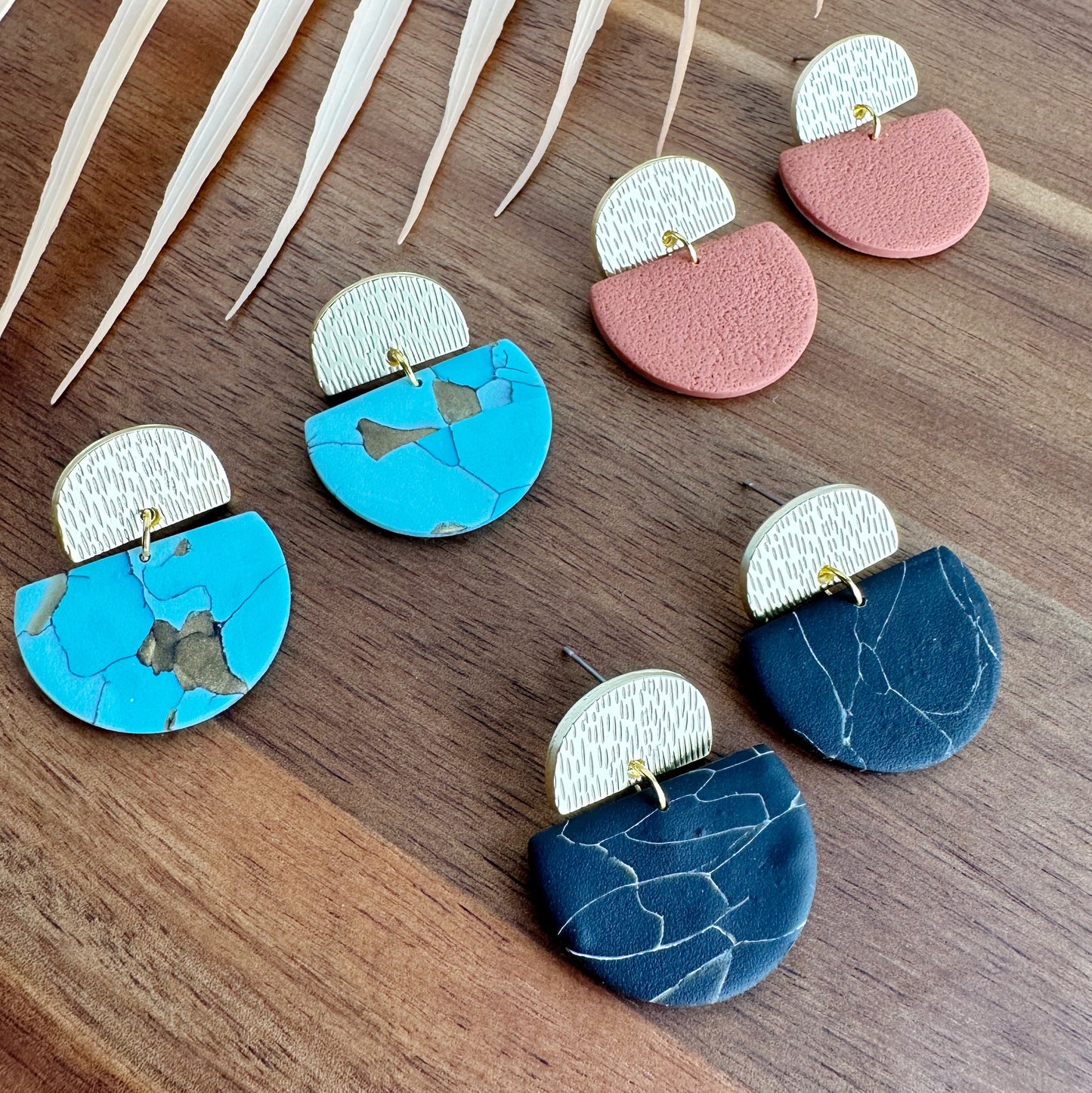 Semi circle Dangles