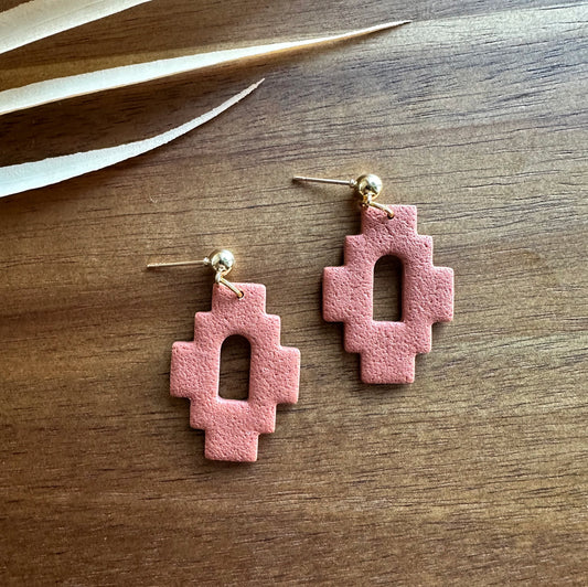 Terracotta Southwestern Style Dangle