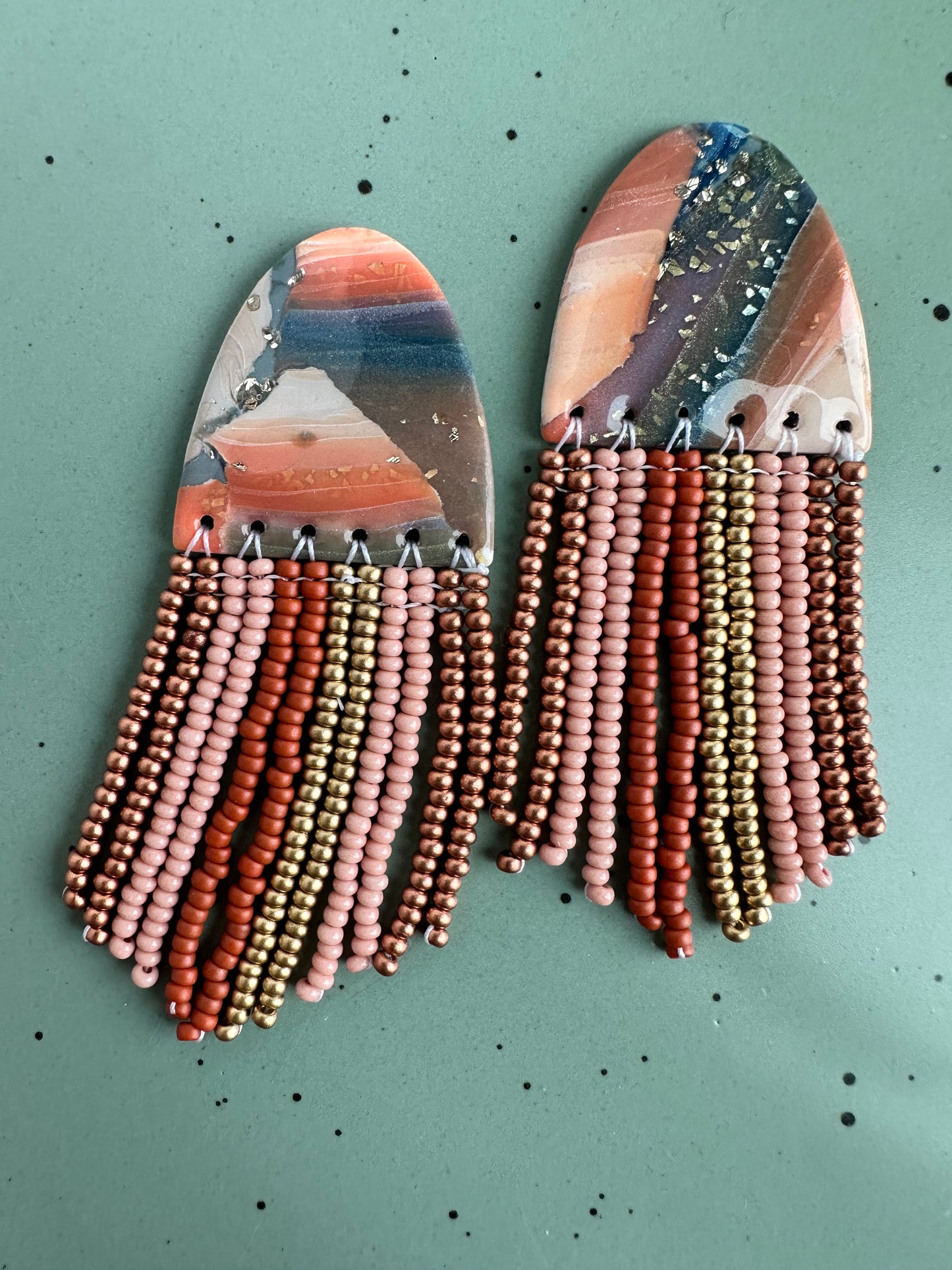 Bedazzled Collection Beaded Fringe Dangles
