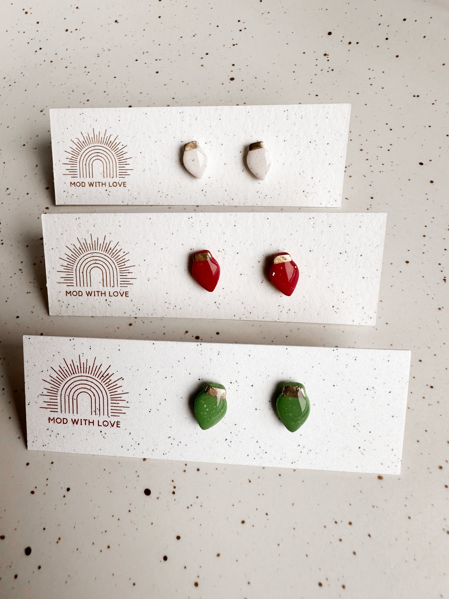 Christmas Lights Studs