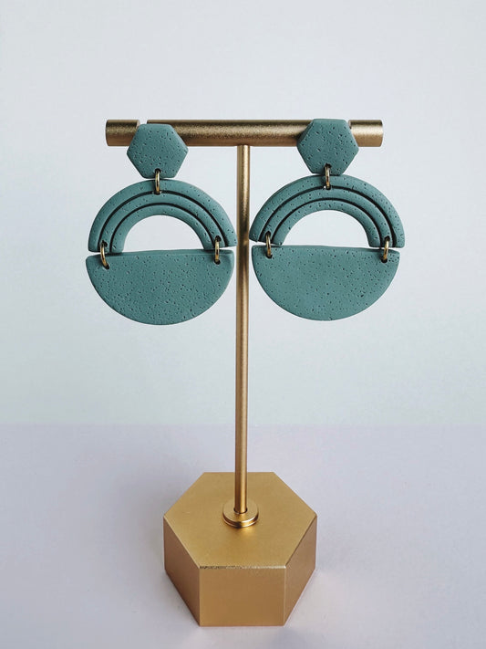 "The Punch Bowl" Statement Earrings