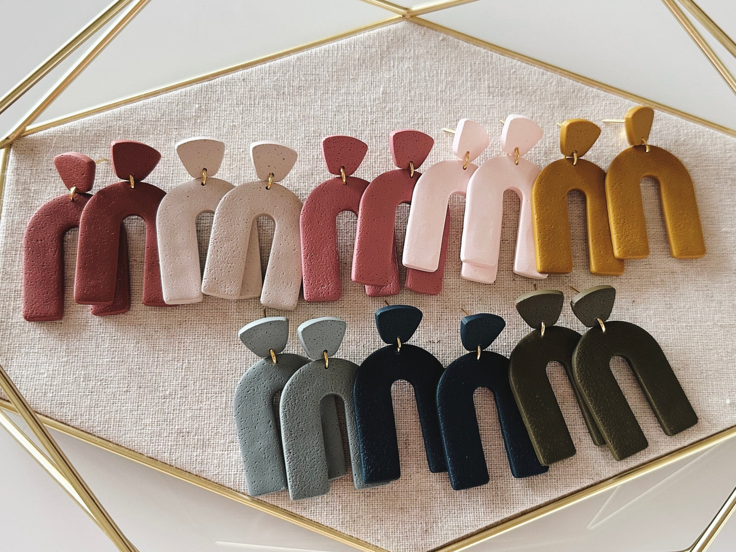 "The Latourell" Arch Statement Earrings