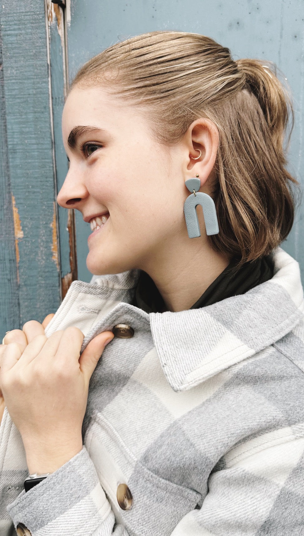 "The Latourell" Arch Statement Earrings
