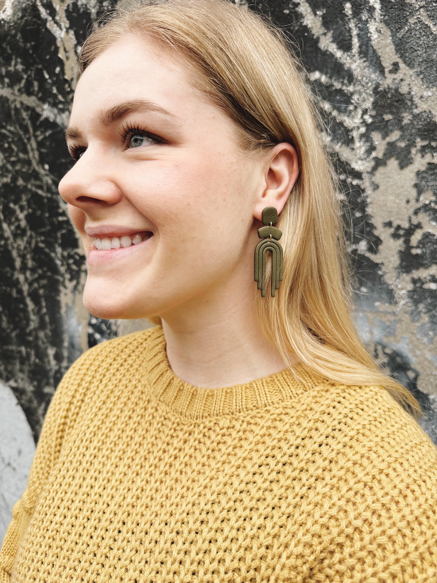 "The Toketee" Arch Statement Earrings